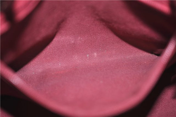 Authentic GUCCI Eclipse Hand Bag Purse GG Canvas Leather 120844 Beige Pink 9083D