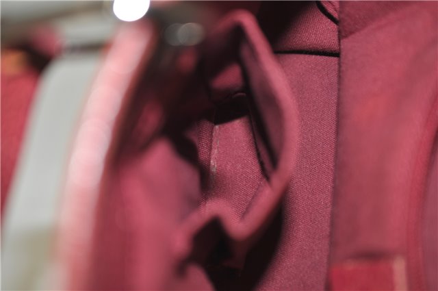 Authentic GUCCI Eclipse Hand Bag Purse GG Canvas Leather 120844 Beige Pink 9083D