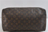 Authentic Louis Vuitton Monogram Speedy 35 Hand Bag M41524 LV 9085C