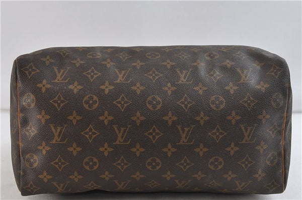 Authentic Louis Vuitton Monogram Speedy 35 Hand Bag M41524 LV 9085C