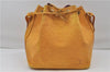 Authentic Louis Vuitton Epi Petit Noe Shoulder Bag Yellow M44109 LV 9088D