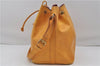 Authentic Louis Vuitton Epi Petit Noe Shoulder Bag Yellow M44109 LV 9088D