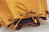 Authentic Louis Vuitton Epi Petit Noe Shoulder Bag Yellow M44109 LV 9088D