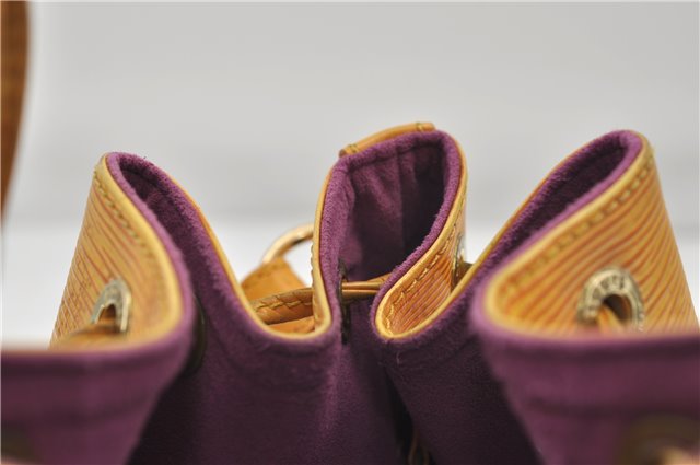 Authentic Louis Vuitton Epi Petit Noe Shoulder Bag Yellow M44109 LV 9088D