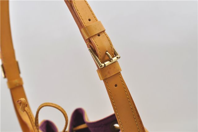 Authentic Louis Vuitton Epi Petit Noe Shoulder Bag Yellow M44109 LV 9088D