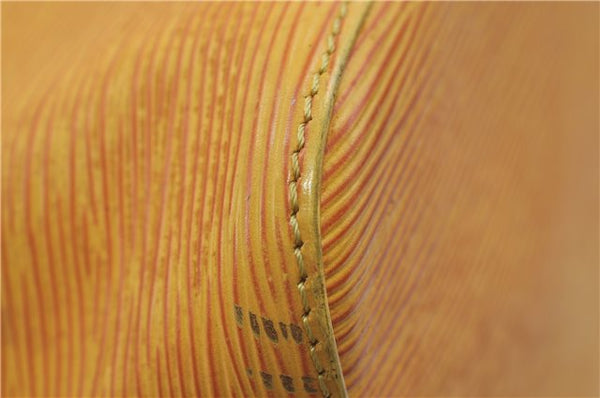 Authentic Louis Vuitton Epi Petit Noe Shoulder Bag Yellow M44109 LV 9088D