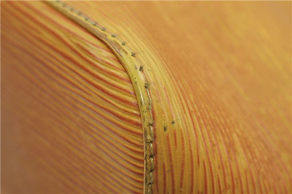 Authentic Louis Vuitton Epi Petit Noe Shoulder Bag Yellow M44109 LV 9088D