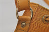 Authentic Louis Vuitton Epi Petit Noe Shoulder Bag Yellow M44109 LV 9088D
