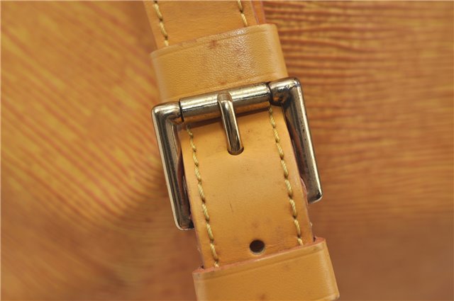 Authentic Louis Vuitton Epi Petit Noe Shoulder Bag Yellow M44109 LV 9088D