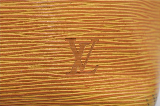 Authentic Louis Vuitton Epi Petit Noe Shoulder Bag Yellow M44109 LV 9088D