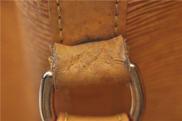 Authentic Louis Vuitton Epi Petit Noe Shoulder Bag Yellow M44109 LV 9088D