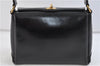 Authentic GUCCI Shoulder Hand Bag Purse Leather Black 9090C