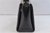 Authentic GUCCI Shoulder Hand Bag Purse Leather Black 9090C