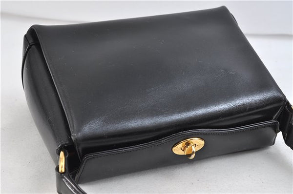 Authentic GUCCI Shoulder Hand Bag Purse Leather Black 9090C