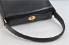 Authentic GUCCI Shoulder Hand Bag Purse Leather Black 9090C