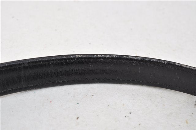 Authentic GUCCI Shoulder Hand Bag Purse Leather Black 9090C