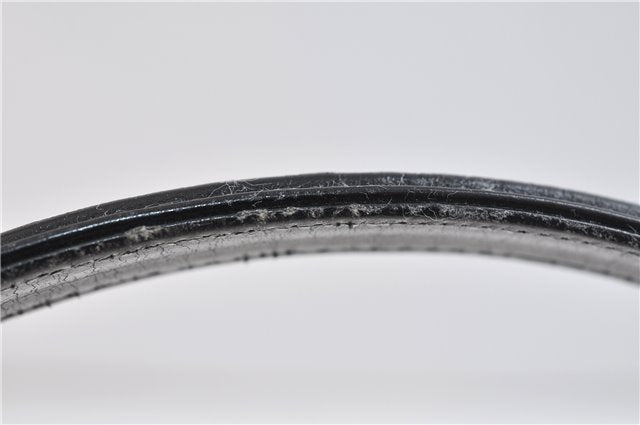 Authentic GUCCI Shoulder Hand Bag Purse Leather Black 9090C