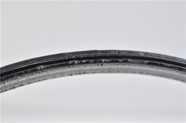 Authentic GUCCI Shoulder Hand Bag Purse Leather Black 9090C