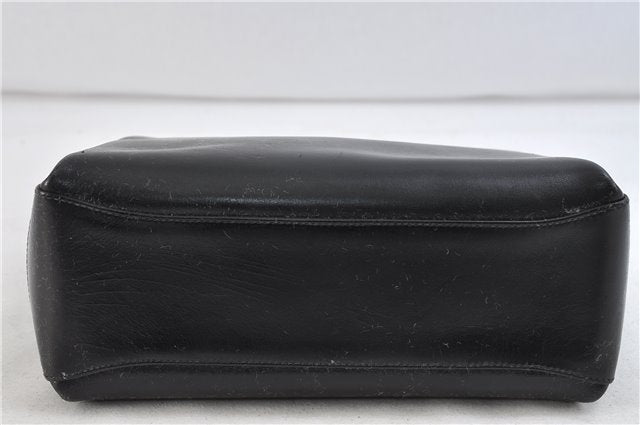 Authentic GUCCI Shoulder Hand Bag Purse Leather Black 9090C