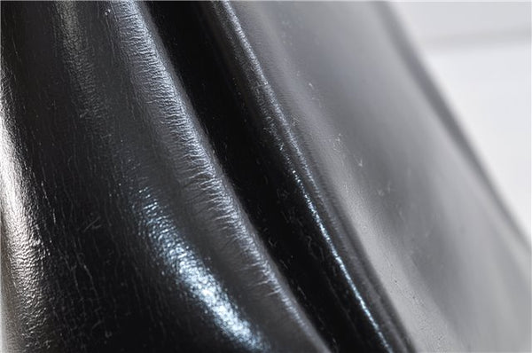 Authentic GUCCI Shoulder Hand Bag Purse Leather Black 9090C