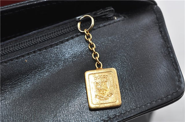 Authentic GUCCI Shoulder Hand Bag Purse Leather Black 9090C