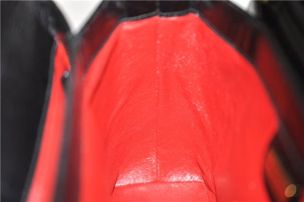 Authentic GUCCI Shoulder Hand Bag Purse Leather Black 9090C