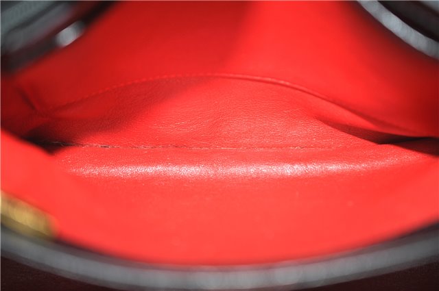 Authentic GUCCI Shoulder Hand Bag Purse Leather Black 9090C