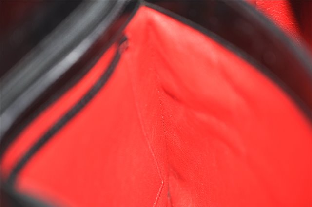 Authentic GUCCI Shoulder Hand Bag Purse Leather Black 9090C