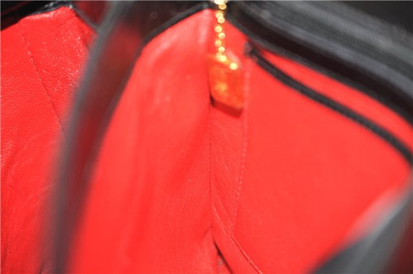 Authentic GUCCI Shoulder Hand Bag Purse Leather Black 9090C