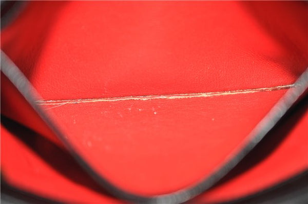 Authentic GUCCI Shoulder Hand Bag Purse Leather Black 9090C