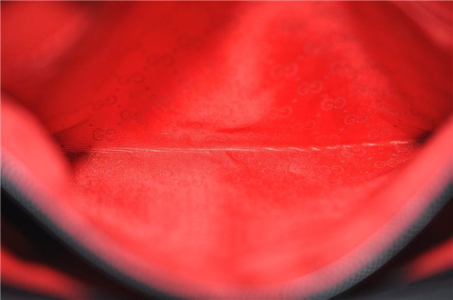 Authentic GUCCI Shoulder Hand Bag Purse Leather Black 9090C