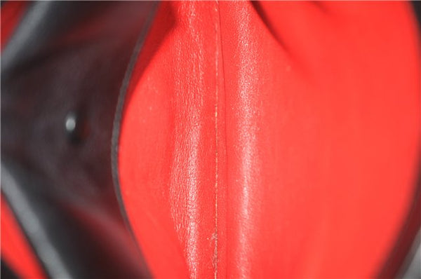 Authentic GUCCI Shoulder Hand Bag Purse Leather Black 9090C