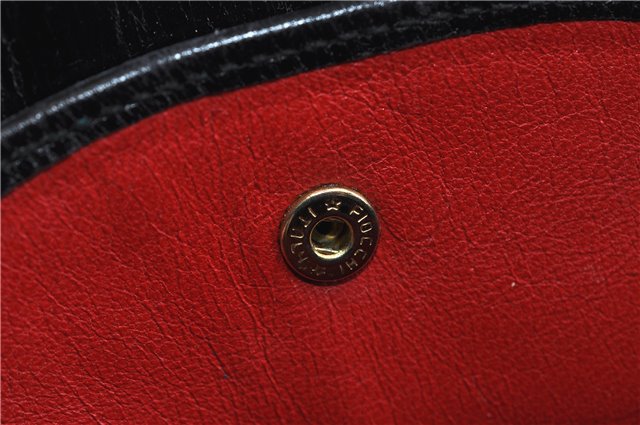 Authentic GUCCI Shoulder Hand Bag Purse Leather Black 9090C