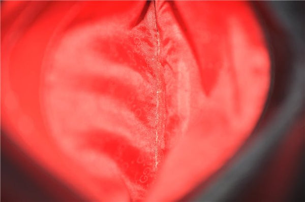 Authentic GUCCI Shoulder Hand Bag Purse Leather Black 9090C