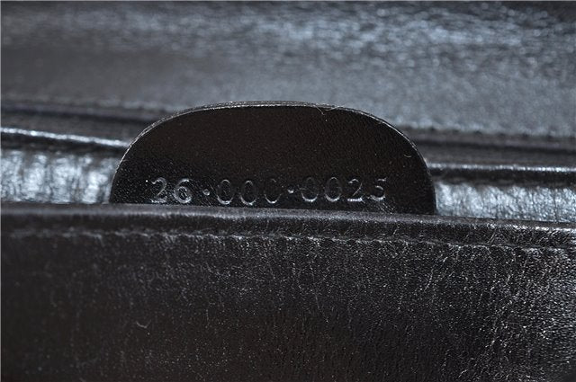 Authentic GUCCI Shoulder Hand Bag Purse Leather Black 9090C