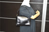 Authentic GUCCI Shoulder Hand Bag Purse Leather Black 9090C