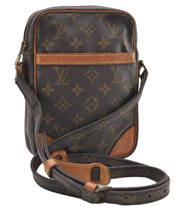Authentic Louis Vuitton Monogram Danube Shoulder Cross Body Bag M45266 LV 9091D