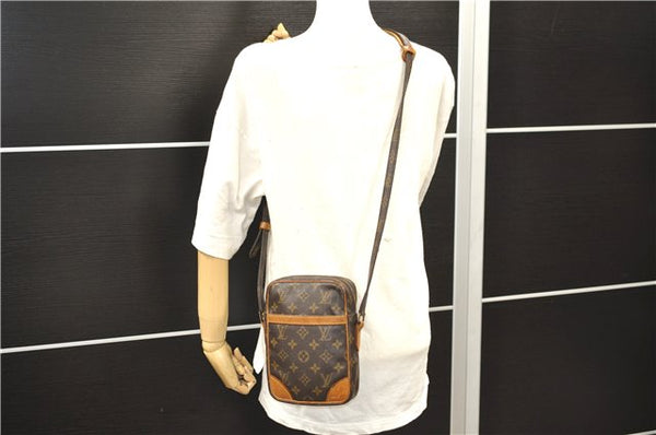 Authentic Louis Vuitton Monogram Danube Shoulder Cross Body Bag M45266 LV 9091D