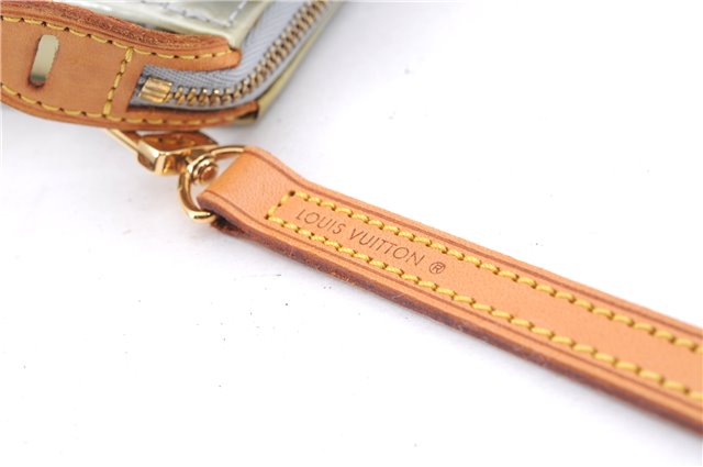 Auth Louis Vuitton Vernis Mott Shoulder Hand Bag Light Green M91030 LV 9093D