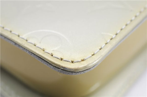 Auth Louis Vuitton Vernis Mott Shoulder Hand Bag Light Green M91030 LV 9093D