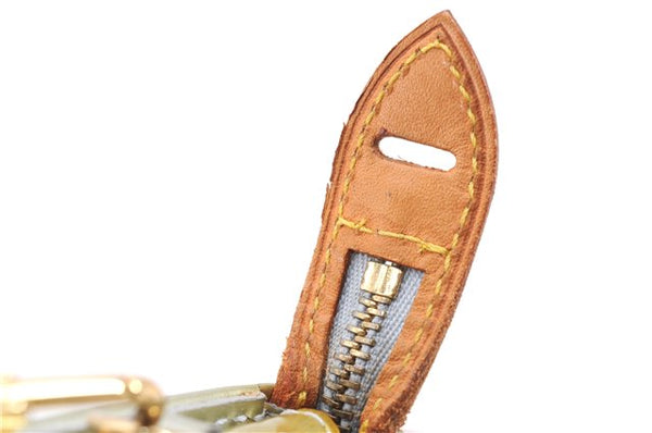 Auth Louis Vuitton Vernis Mott Shoulder Hand Bag Light Green M91030 LV 9093D