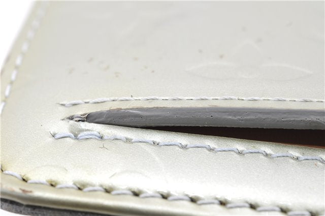 Auth Louis Vuitton Vernis Mott Shoulder Hand Bag Light Green M91030 LV 9093D