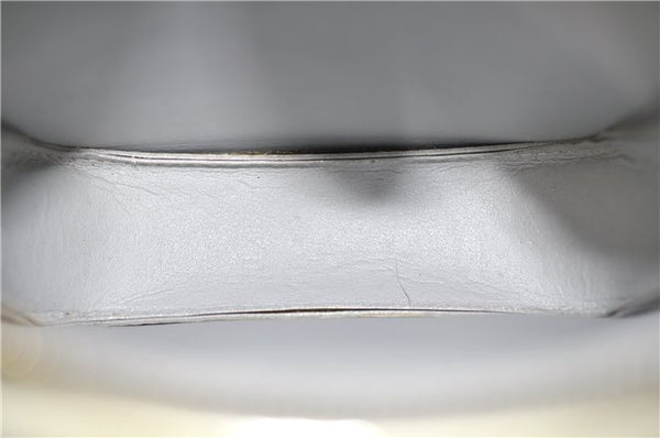 Auth Louis Vuitton Vernis Mott Shoulder Hand Bag Light Green M91030 LV 9093D