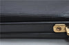 Authentic Louis Vuitton Epi Serviette Fermoir Briefcase M54352 Black LV 9096D