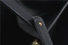 Authentic Louis Vuitton Epi Serviette Fermoir Briefcase M54352 Black LV 9096D