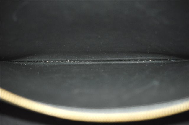 Authentic Louis Vuitton Epi Serviette Fermoir Briefcase M54352 Black LV 9096D