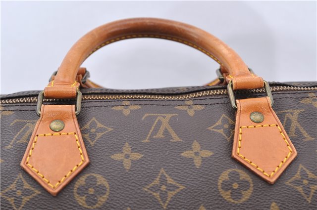 Authentic Louis Vuitton Monogram Speedy 40 Hand Bag M41522 LV 9097C