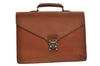 Auth Louis Vuitton Epi Serviette Ambassadeur Brown Briefcase M54418 LV 9098D
