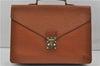 Auth Louis Vuitton Epi Serviette Ambassadeur Brown Briefcase M54418 LV 9098D