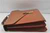 Auth Louis Vuitton Epi Serviette Ambassadeur Brown Briefcase M54418 LV 9098D